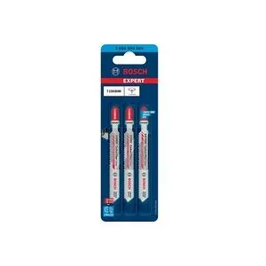 Bosch Accessories 2608900565 EXPERT ?Carbon Fiber Clean? T 108 BHM Stichsägeblatt, 3 Stück 3 St.