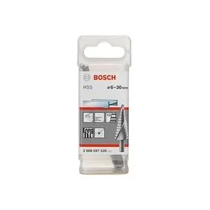 Bosch Accessories 2608597520 Bosch Power Tools HSS Stufenbohrer Gesamtlänge 93.5 mm 3-Flächenschaft 1 St.