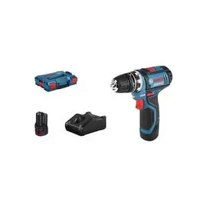 Bosch Professional GSR 12V-15 FlexiClick 06019F6001 Akku-Bohrschrauber 12 V 2 Ah Li-Ion inkl. 2. Akku, inkl. Ladegerät,
