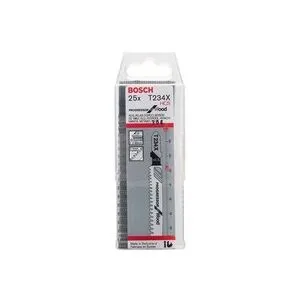 Bosch Accessories 2608633524 Stichsägeblatt T 234 X Progressor for Wood, 25er-Pack 25 St.