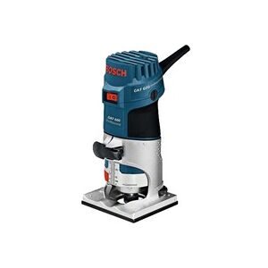 Bosch Professional Kantenfräse 060160A100 GKF 600 inkl. Parallelanschlag, inkl. Koffer 600 W