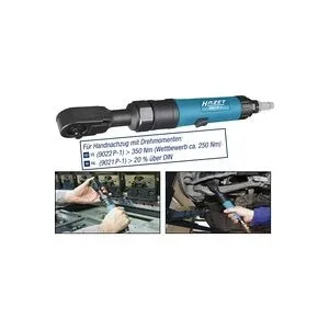 Hazet 9022P-1 Druckluft-Umschaltknarre 1/2 (12.5 mm) Außenvierkant, 3/8 (10 mm) Außenvierkant 6.3 bar