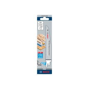 Bosch Accessories 2608657608 Säbelsägeblatt S 610 VF, Heavy for Wood and Metal, 5er-Pack Sägeblatt-Länge 150 mm 5 St.