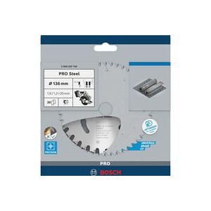 Bosch Accessories Bosch Power Tools 2608837746 Kreissägeblatt 136 x 20 mm Zähneanzahl: 30 1 St.