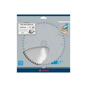 Bosch Accessories Multi Material 2608640513 Hartmetall Kreissägeblatt 230 x 30 x 2.4 mm Zähneanzahl: 64 1 St.