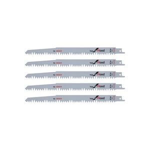 Bosch Accessories 2608650676 Säbelsägeblatt S 1531 L, Top for Wood, 5er-Pack Sägeblatt-Länge 240 mm 5 St.