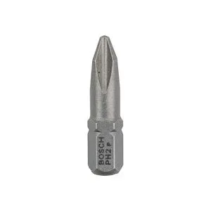 Bosch Accessories 2607001514 Kreuzschlitz-Bit PH 2 extra hart C 6.3 100 St.