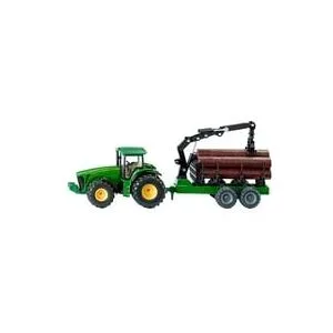 Siku - Traktor mit Forstanhänger 1:50, Multicolor