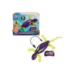 Spin Master Hex Bots - Wandflitzer-Gecko Glow in the Dark, Spielfigur