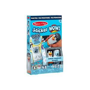 Spin Master Melissa & Doug - Sticker WOW! Sticker-Stempelset 2er-Pack Winter, Basteln