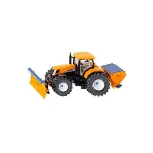 SIKU SUPER Traktor mit Räumschild und Streuer, Modellfahrzeug