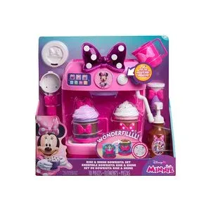 Just Play Disney Junior Minnie Mouse Rise & Shine Bowrista Set, Kinderhaushaltsgerät