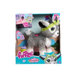 Just Play furReal Daisy Yoga-Ziege mit Bewegungs- und Soundfunktion, Kuscheltier