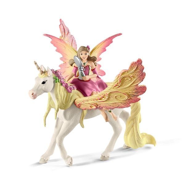 Schleich Bayala Feya mit Pegasus-Einhorn, Spielfigur