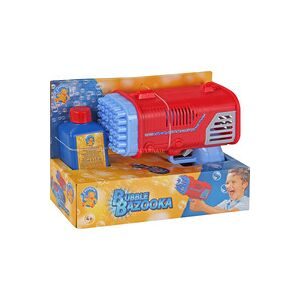 Bubble Bazooka mit Flüssigkeitsschale und 250 ml Seifenblasenflüssigkeit