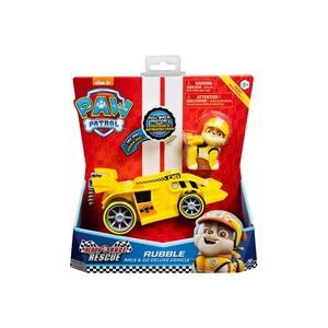 Spin Master Paw Patrol - Ready, Race, Rescue, Rubbles Race & Go Deluxe Basis Fahrzeug, Spielfahrzeug