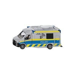 SIKU 2301 - Super: Mercedes-Sprinter Polizei, Metall/Kunststoff, silber-blau