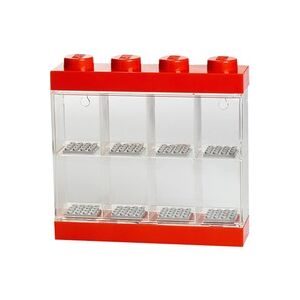 LEGO Minifiguren Display Case 8 rot, Aufbewahrungsbox