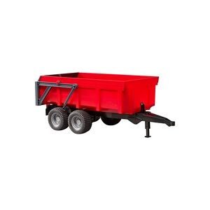 bruder ® Wannenkippanhänger mit Automatikrückwand (rot)