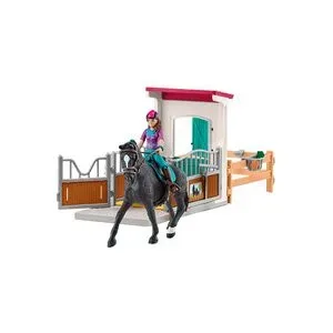 Schleich Horse Club Pferdebox mit Lisa & Storm, Spielfigur