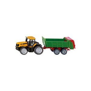 Siku 1133 - JCB Traktor mit Strautmann Universalstreuer, 162x34x43mm