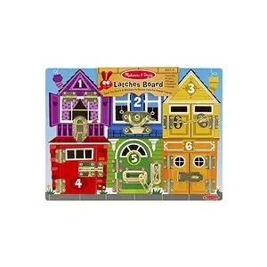Spin Master Melissa & Doug - Motoriktafel Schlösser, Geschicklichkeitsspiel