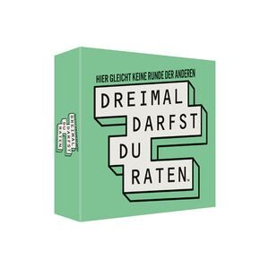 Dreimal darfst du raten, Kartenspiel