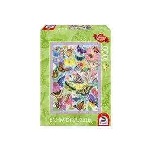 Schmidt Spiele Schmetterlingstreiben, Puzzle