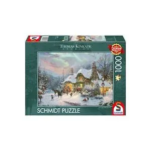 Schmidt Spiele Thomas Kinkade Studios: Santas Nacht bevor Weihnachten, Puzzle