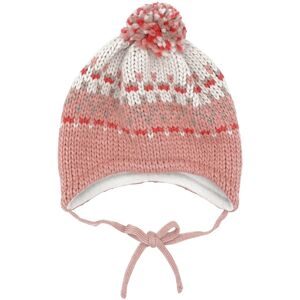 Winter-Strickmütze Jacquard mit Bommel