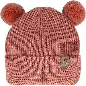 Winter-Strickmütze mit Bommel