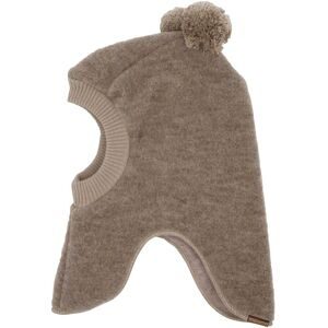 Woll-Schlupfmütze mit Bommel