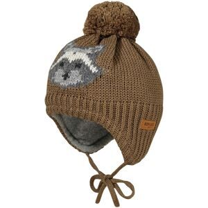Winter-Strickmütze Waschbär
