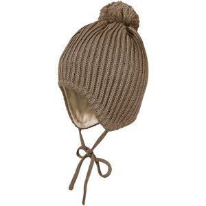 Winter-Strickmütze mit Bommel