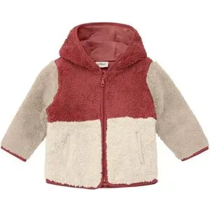 Plüschjacke Colorblock