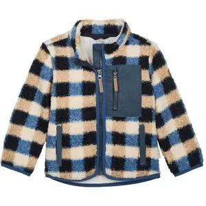 Plüschjacke Karo