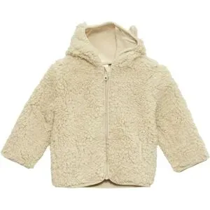 Plüschjacke Kapuze mit Ohren