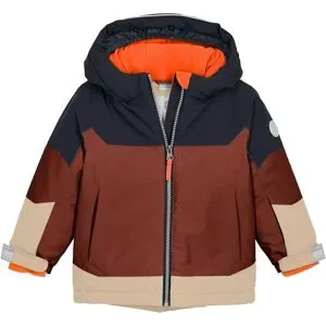Winterjacke mit Kapuze Colorblock