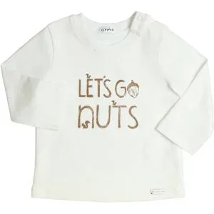 Gymp Shirt langarm Let's go nuts natur