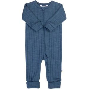 Overall mit Klappfuß Rippqualität Wolle/Seide