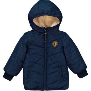 Steppjacke mit Kapuze Plüschfutter Sterne