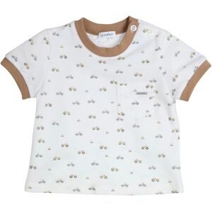 Gymp T-Shirt Autos Piqué weiss