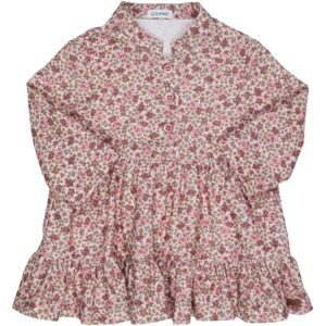 Cordkleid langarm Blumen