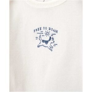 Carter's 3-tlg. Set Body kurzarm, Body langarm und Jogginghose Tiere Ringel blau   natur