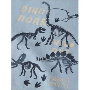 name it T-Shirt Dinos hellblau