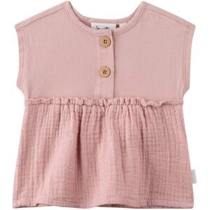 Sanetta Pure Musselin-T-Shirt ohne Arm rosa