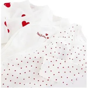 Petit Bateau - Triopack, Bodys, langarm, 0 m, Rot