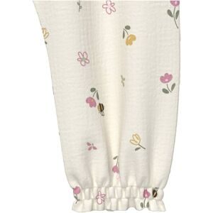 s.Oliver Musselin-Hose Blumen Bienen natur   mehrfarbig