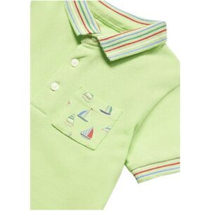 Mayoral Polo-T-Shirt Segelboote Piqué gruen