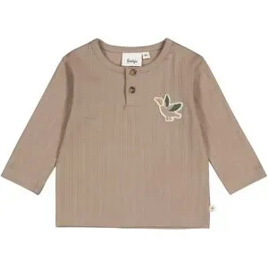 Henley-Shirt langarm Ente Rippqualität